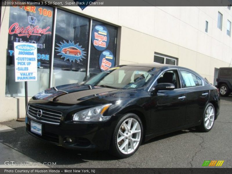 Super Black / Charcoal 2009 Nissan Maxima 3.5 SV Sport