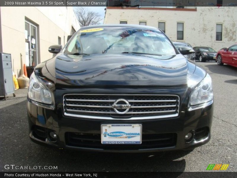 Super Black / Charcoal 2009 Nissan Maxima 3.5 SV Sport