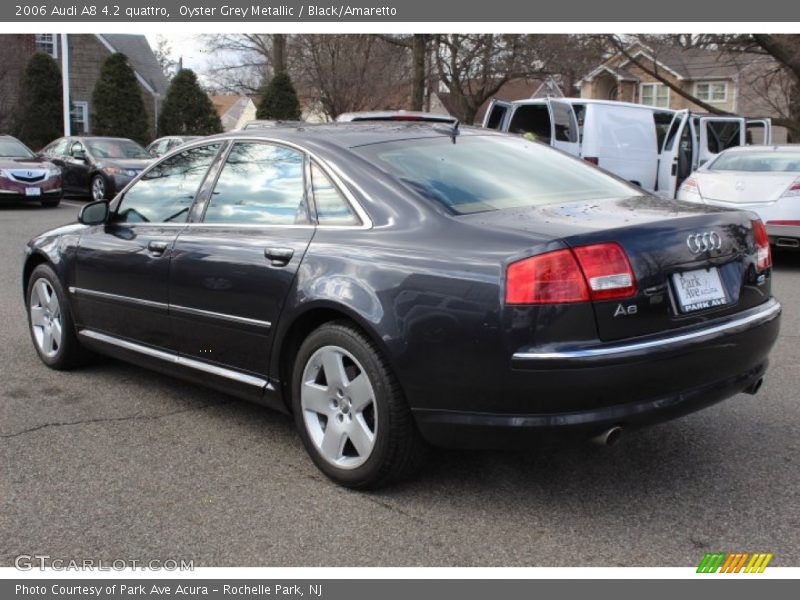 Oyster Grey Metallic / Black/Amaretto 2006 Audi A8 4.2 quattro