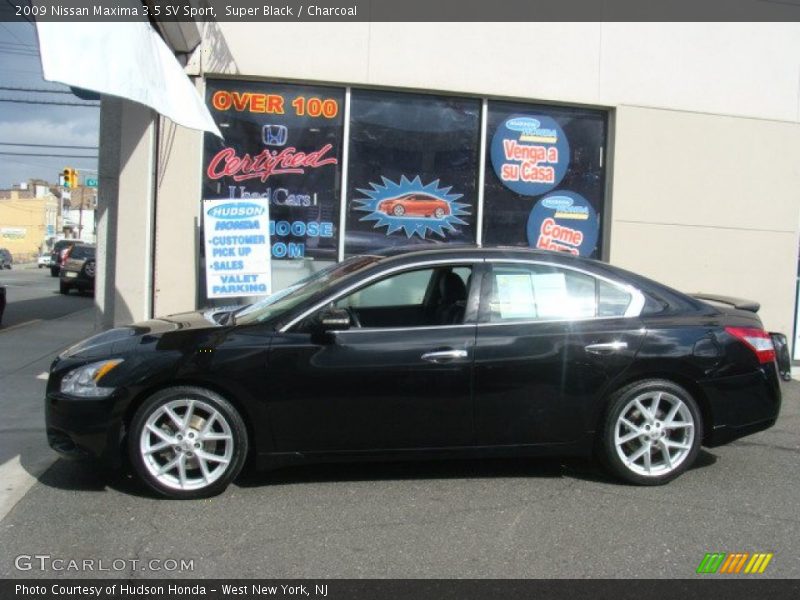 Super Black / Charcoal 2009 Nissan Maxima 3.5 SV Sport