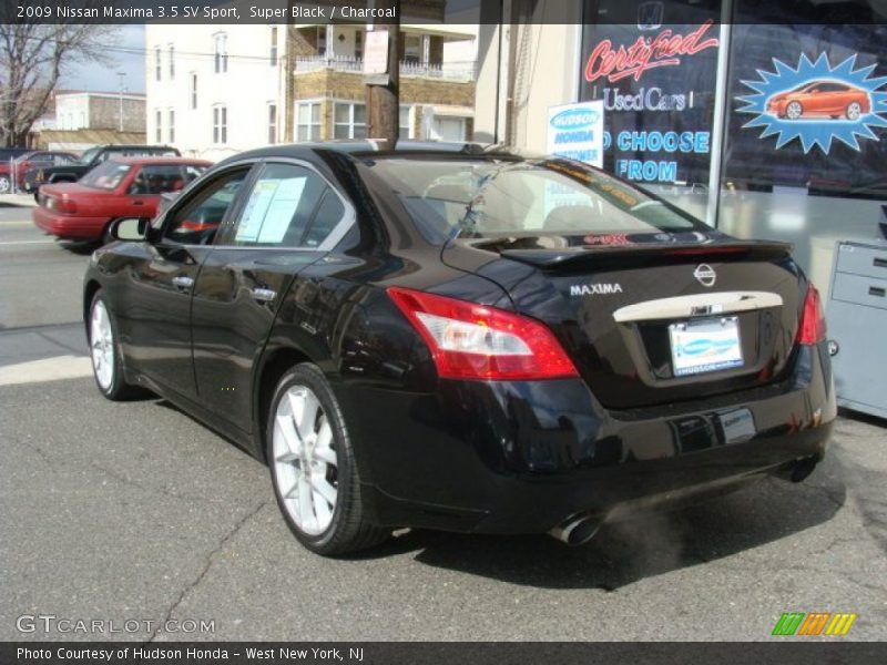 Super Black / Charcoal 2009 Nissan Maxima 3.5 SV Sport