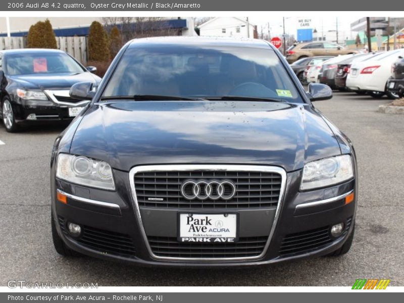 Oyster Grey Metallic / Black/Amaretto 2006 Audi A8 4.2 quattro