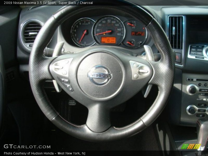 Super Black / Charcoal 2009 Nissan Maxima 3.5 SV Sport