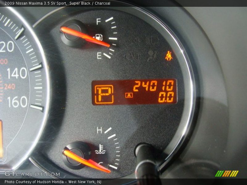 Super Black / Charcoal 2009 Nissan Maxima 3.5 SV Sport