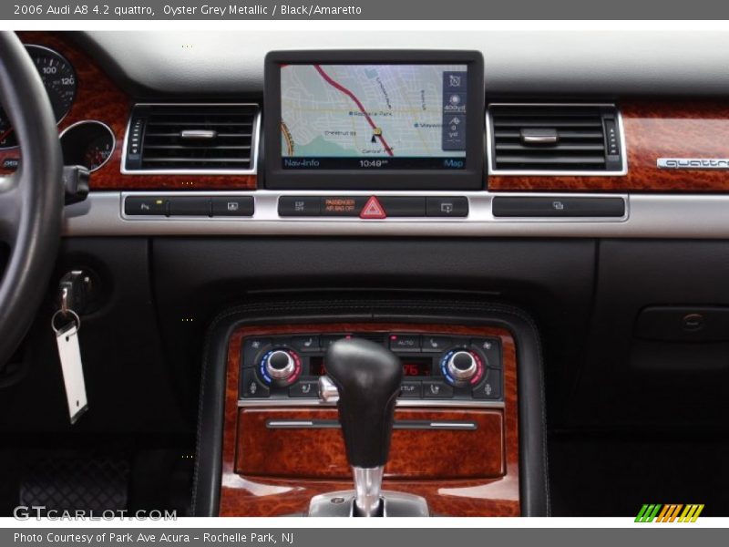 Oyster Grey Metallic / Black/Amaretto 2006 Audi A8 4.2 quattro