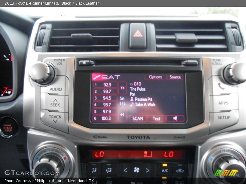 Black / Black Leather 2013 Toyota 4Runner Limited