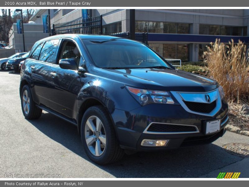 Bali Blue Pearl / Taupe Gray 2010 Acura MDX