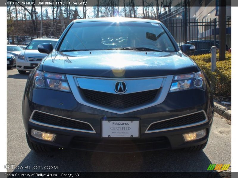 Bali Blue Pearl / Taupe Gray 2010 Acura MDX