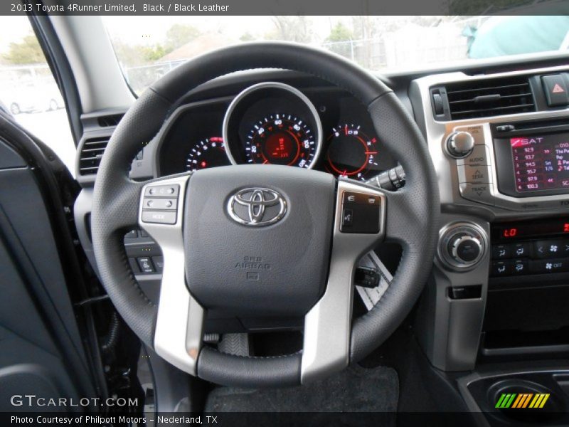 Black / Black Leather 2013 Toyota 4Runner Limited