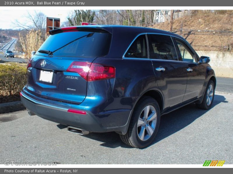 Bali Blue Pearl / Taupe Gray 2010 Acura MDX