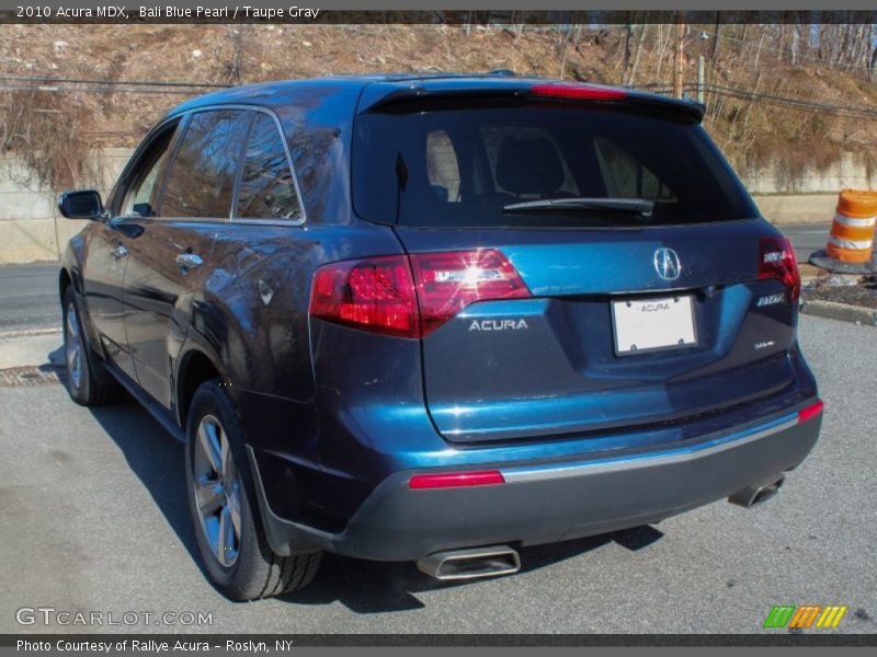 Bali Blue Pearl / Taupe Gray 2010 Acura MDX