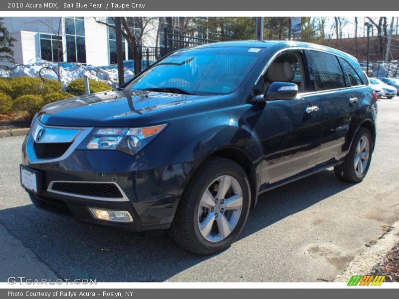 Bali Blue Pearl / Taupe Gray 2010 Acura MDX