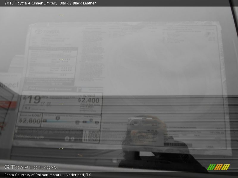 Black / Black Leather 2013 Toyota 4Runner Limited