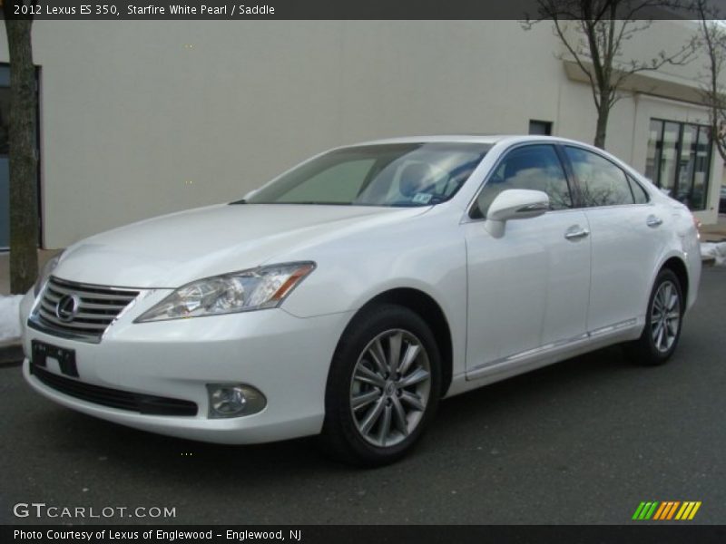 Starfire White Pearl / Saddle 2012 Lexus ES 350