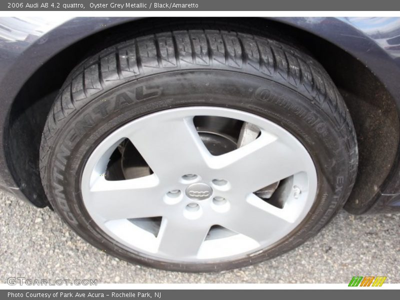 Oyster Grey Metallic / Black/Amaretto 2006 Audi A8 4.2 quattro