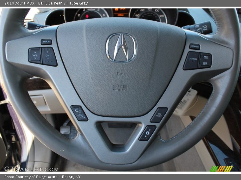 Bali Blue Pearl / Taupe Gray 2010 Acura MDX