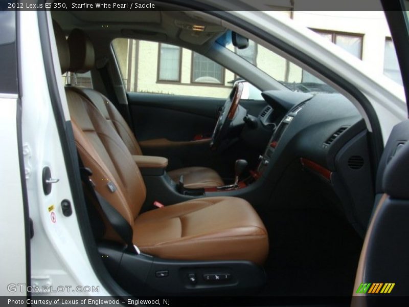 Starfire White Pearl / Saddle 2012 Lexus ES 350