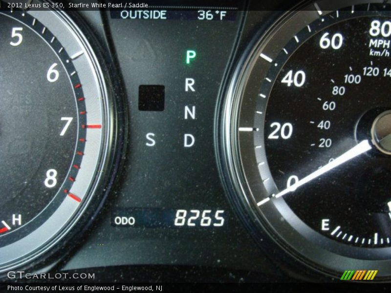 Starfire White Pearl / Saddle 2012 Lexus ES 350