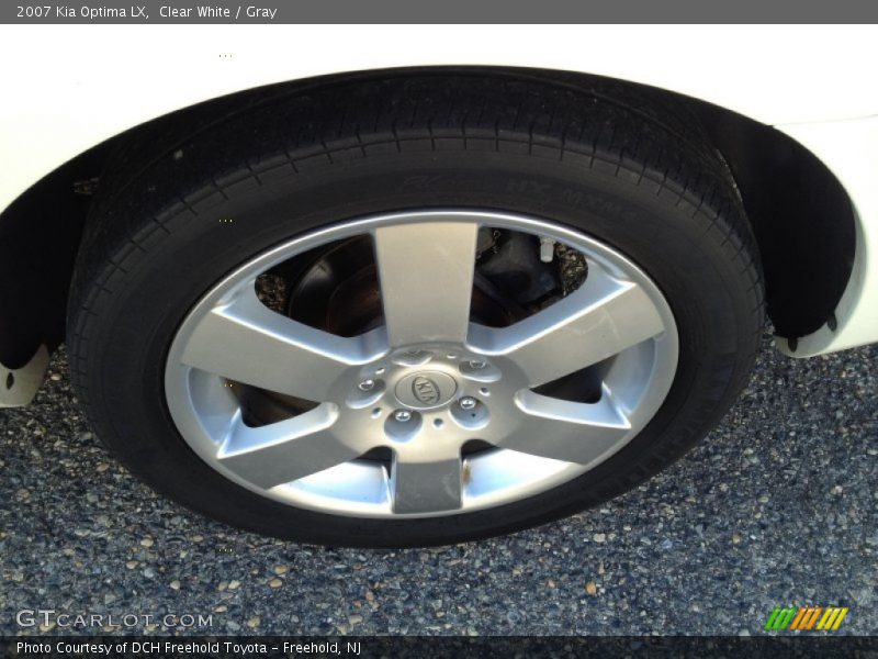 Clear White / Gray 2007 Kia Optima LX