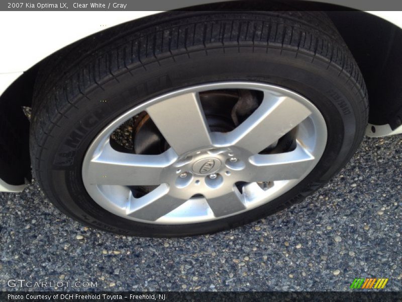 Clear White / Gray 2007 Kia Optima LX