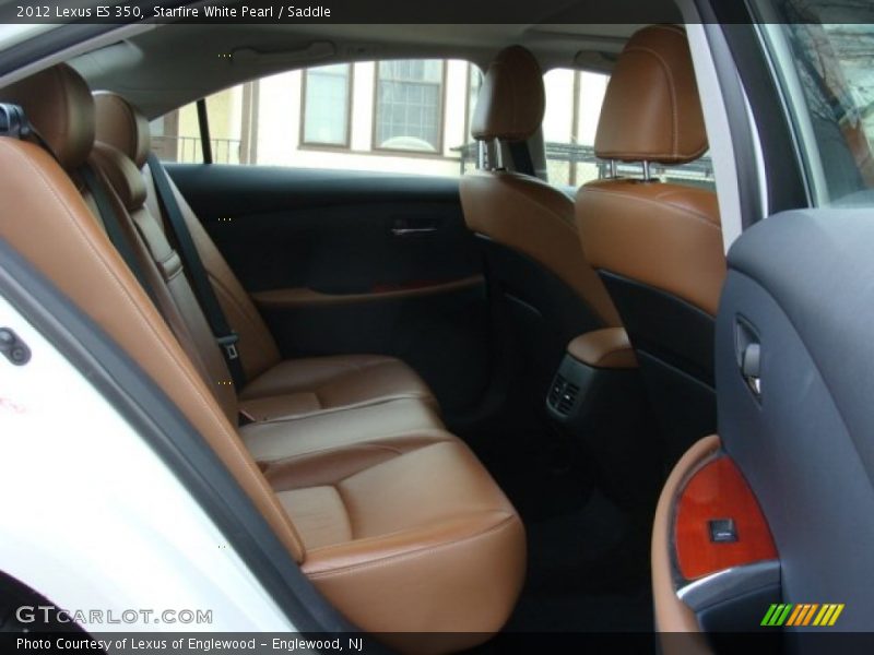 Starfire White Pearl / Saddle 2012 Lexus ES 350