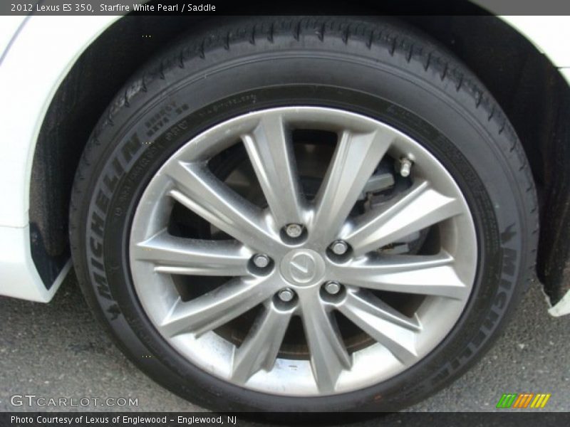Starfire White Pearl / Saddle 2012 Lexus ES 350