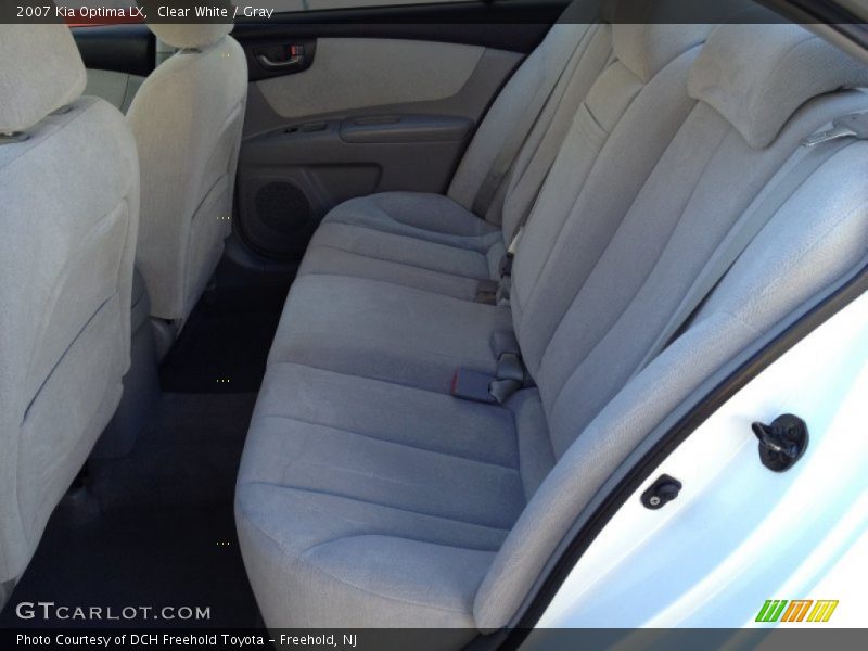 Clear White / Gray 2007 Kia Optima LX