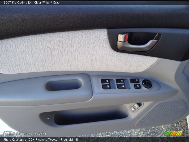 Clear White / Gray 2007 Kia Optima LX