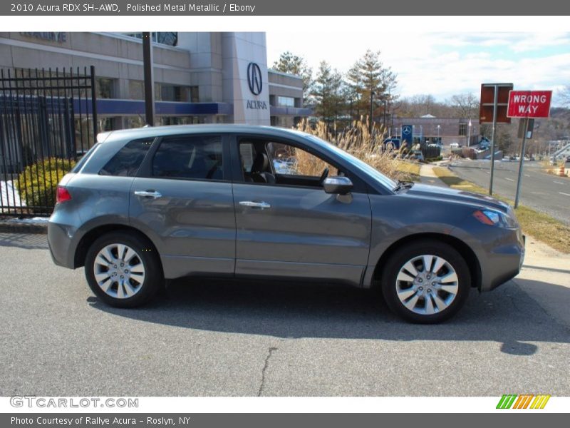 Polished Metal Metallic / Ebony 2010 Acura RDX SH-AWD