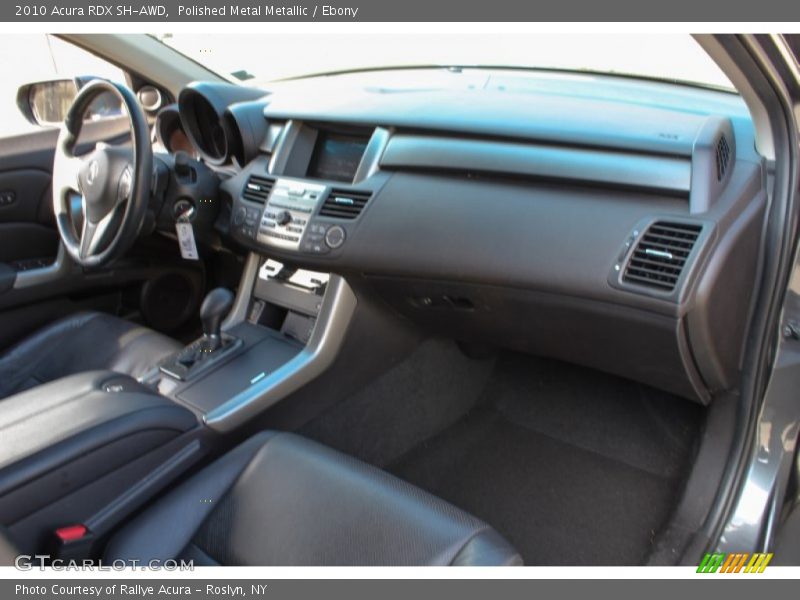 Polished Metal Metallic / Ebony 2010 Acura RDX SH-AWD