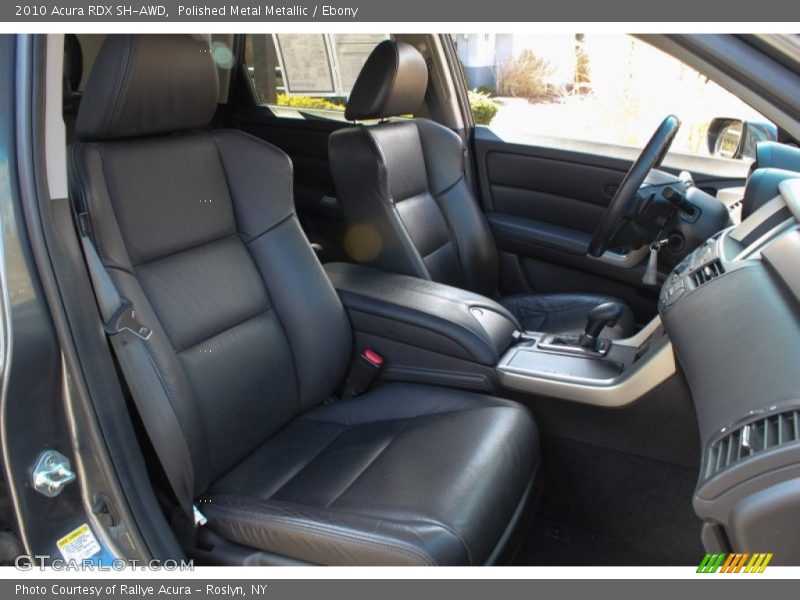 Polished Metal Metallic / Ebony 2010 Acura RDX SH-AWD