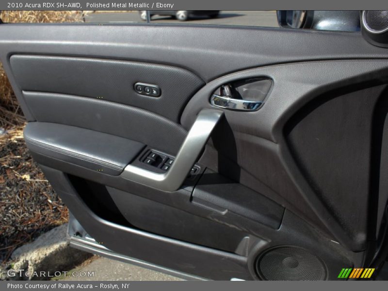 Polished Metal Metallic / Ebony 2010 Acura RDX SH-AWD