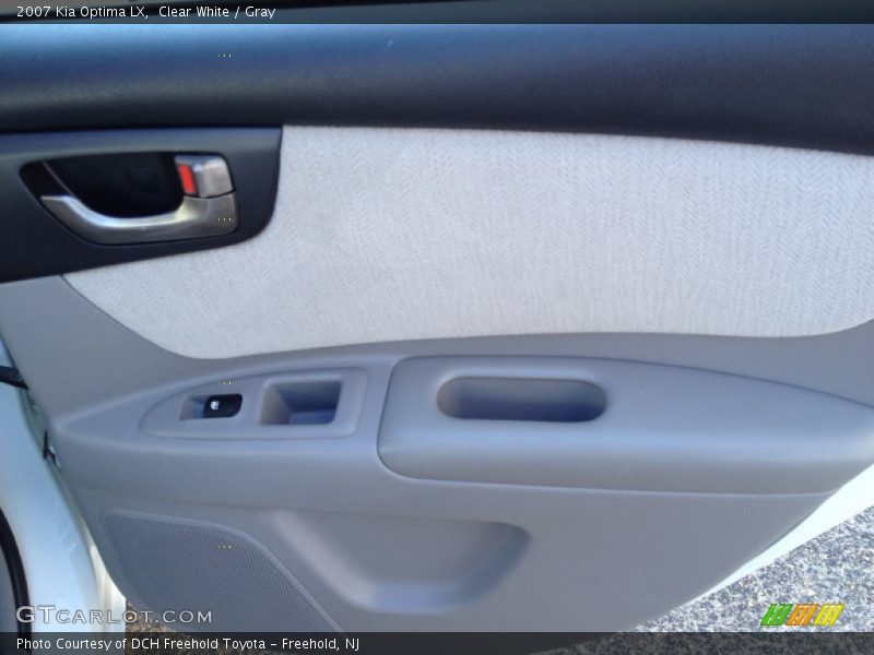 Clear White / Gray 2007 Kia Optima LX