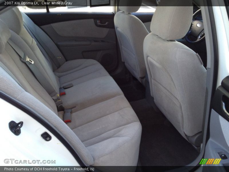 Clear White / Gray 2007 Kia Optima LX