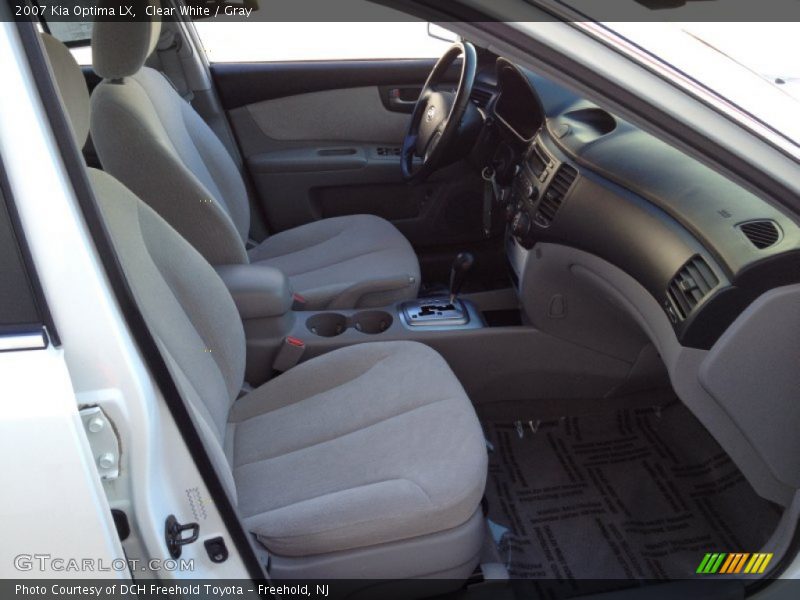 Clear White / Gray 2007 Kia Optima LX