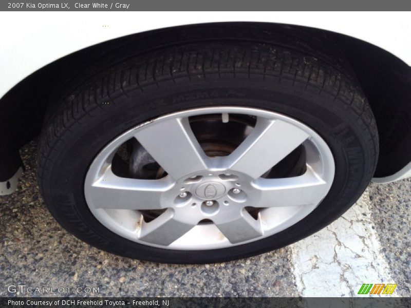 Clear White / Gray 2007 Kia Optima LX