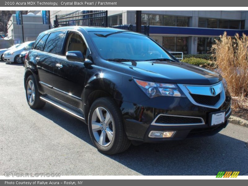Crystal Black Pearl / Parchment 2010 Acura MDX Technology