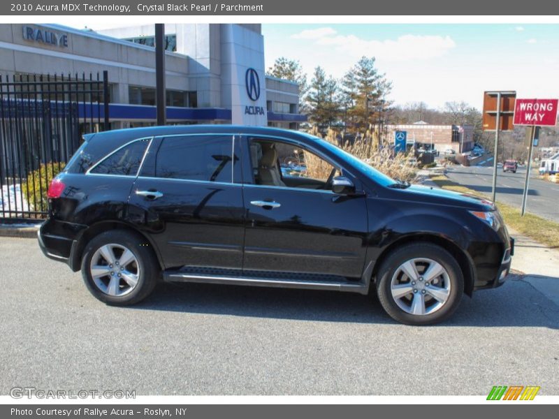 Crystal Black Pearl / Parchment 2010 Acura MDX Technology
