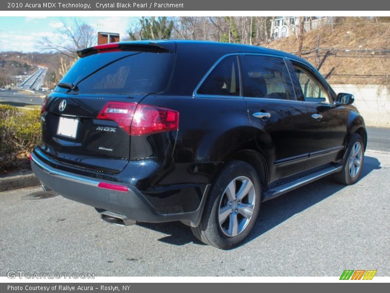 Crystal Black Pearl / Parchment 2010 Acura MDX Technology