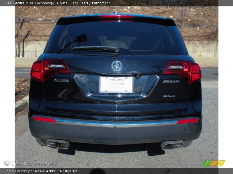 Crystal Black Pearl / Parchment 2010 Acura MDX Technology