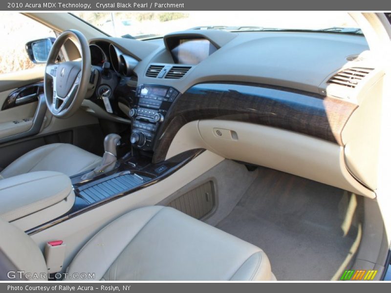 Crystal Black Pearl / Parchment 2010 Acura MDX Technology