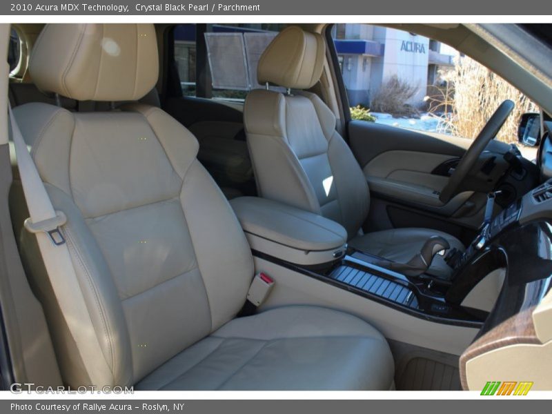 Crystal Black Pearl / Parchment 2010 Acura MDX Technology