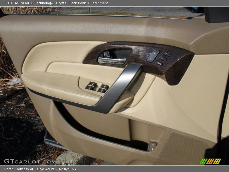 Crystal Black Pearl / Parchment 2010 Acura MDX Technology