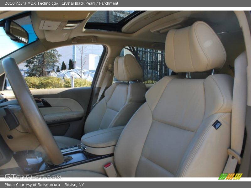 Crystal Black Pearl / Parchment 2010 Acura MDX Technology