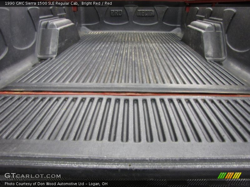 Bright Red / Red 1990 GMC Sierra 1500 SLE Regular Cab