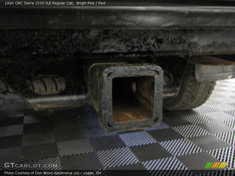 Bright Red / Red 1990 GMC Sierra 1500 SLE Regular Cab