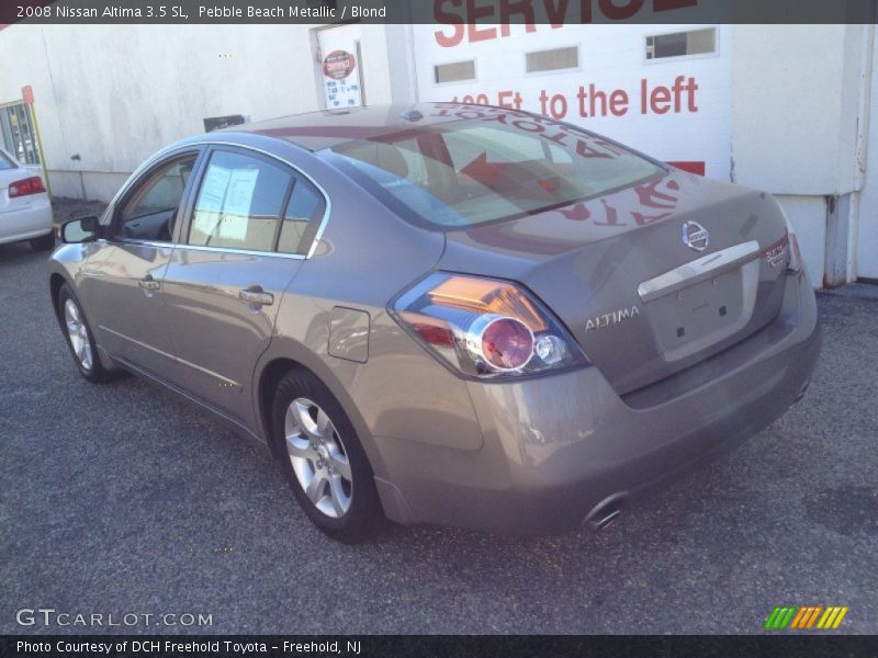 Pebble Beach Metallic / Blond 2008 Nissan Altima 3.5 SL
