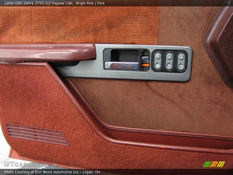 Controls of 1990 Sierra 1500 SLE Regular Cab