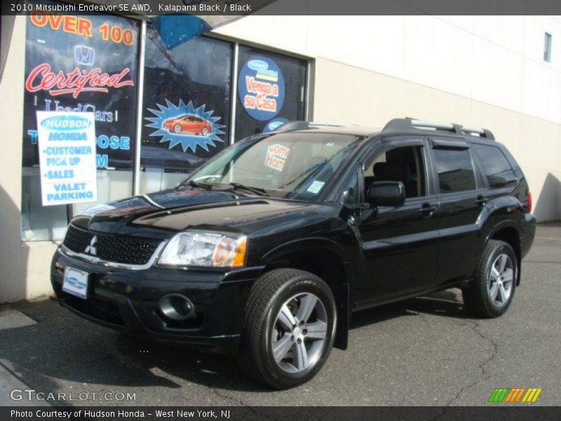 Kalapana Black / Black 2010 Mitsubishi Endeavor SE AWD
