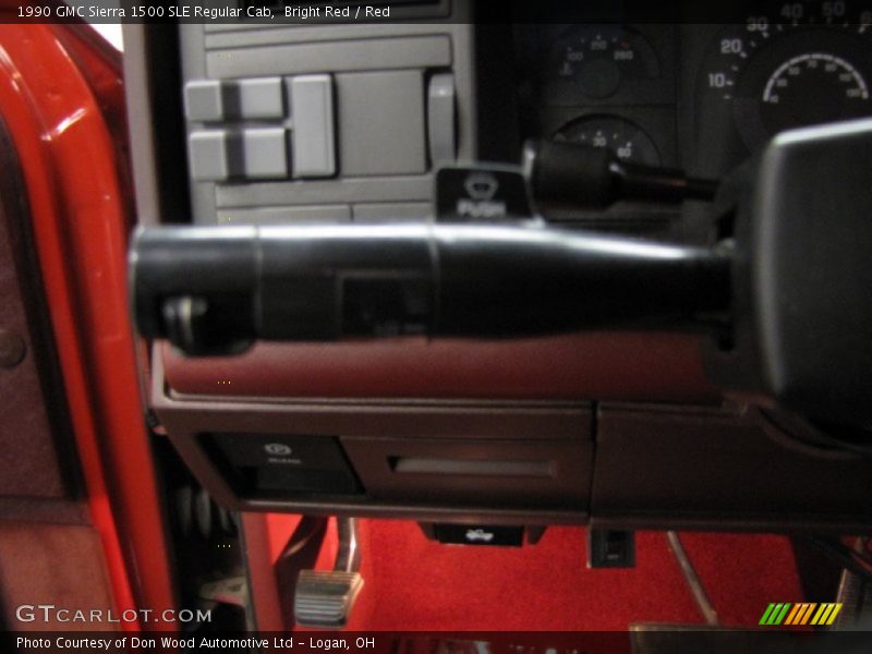 Bright Red / Red 1990 GMC Sierra 1500 SLE Regular Cab